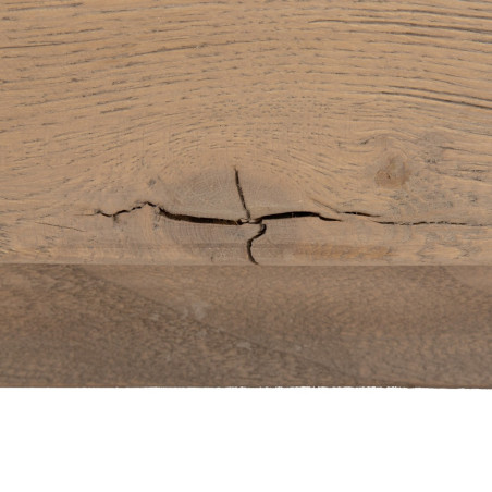 CONSOLA NATURAL MADERA DE OLMO MODELO LEO 183 X 38 X 76 CM