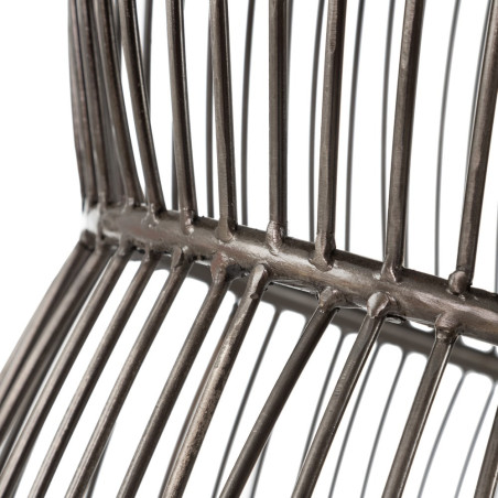 CONSOLA PLATA-NEGRO METAL-MÁRMOL 95 X 45 X 92 CM