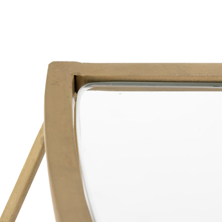 CONSOLA ORO METAL-CRISTAL ENTRADA 98 X 51 X 89 CM