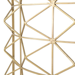 CONSOLA ORO METAL-CRISTAL ENTRADA 98 X 51 X 89 CM