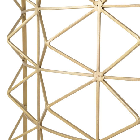 CONSOLA ORO METAL-CRISTAL ENTRADA 98 X 51 X 89 CM