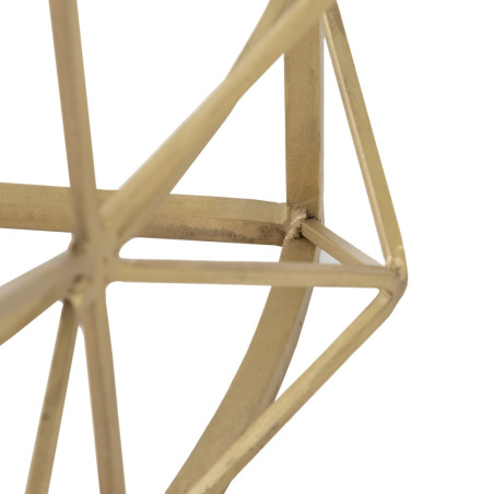 CONSOLA ORO METAL-CRISTAL ENTRADA 98 X 51 X 89 CM