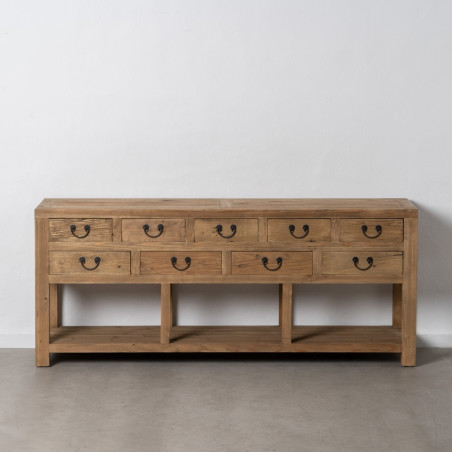 CONSOLA NATURE MADERA DE OLMO 190x45x80 CM