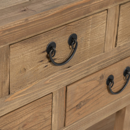 CONSOLA NATURE MADERA DE OLMO 190x45x80 CM