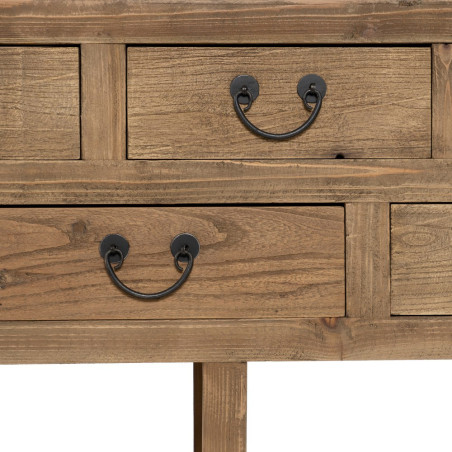 CONSOLA NATURE MADERA DE OLMO 190x45x80 CM