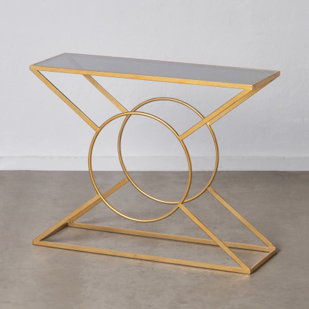 CONSOLA KALEM CRISTAL DORADO