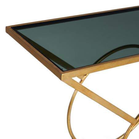 CONSOLA KALEM CRISTAL DORADO