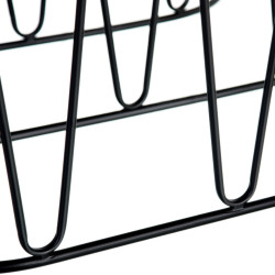 SET 2 CONSOLAS LINEY METAL NEGRO-CRISTAL