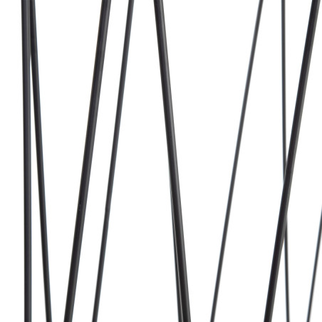 SET 2 CONSOLAS LINEY METAL NEGRO-CRISTAL
