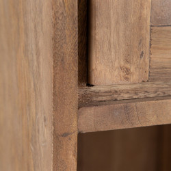 MUEBLE AUXILIAR NATURAL MADERA DE MANGO MODELO TELMO 60 X 38 X 188 CM