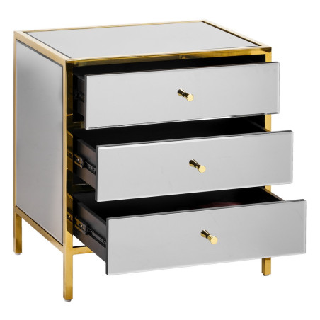 MESITA ORO DM-ESPEJO DORMITORIO 60 X 42 X 66 CM