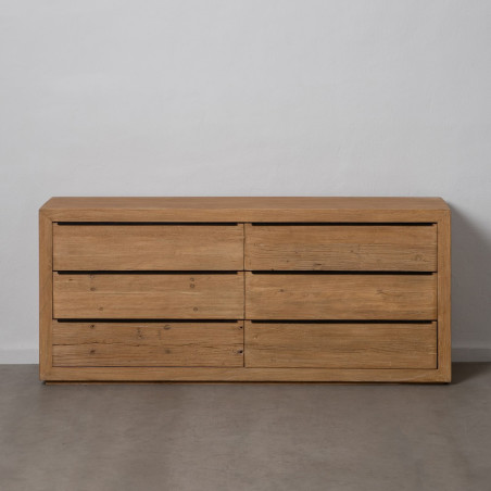 CÓMODA NATURE MADERA DE OLMO 183x44x81 CM