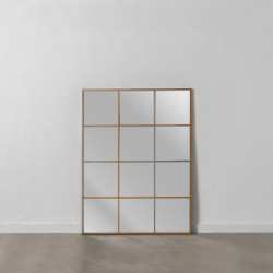 ESPEJO VENTANA ORO CRISTAL 90X120