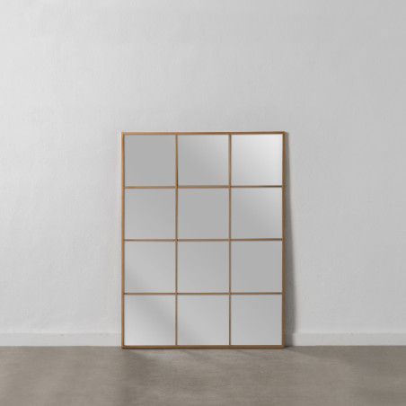 ESPEJO VENTANA ORO CRISTAL 90X120