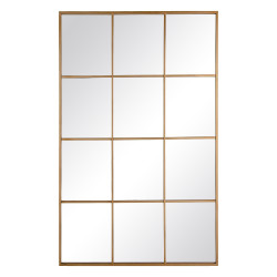 ESPEJO VENTANA ORO CRISTAL 90X120