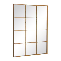 ESPEJO VENTANA ORO CRISTAL 90X120