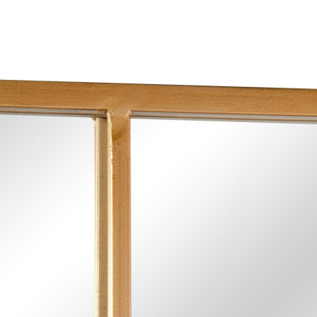 ESPEJO VENTANA ORO CRISTAL 90X120