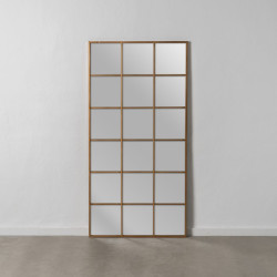ESPEJO VENTANA ORO CRISTAL 90X180