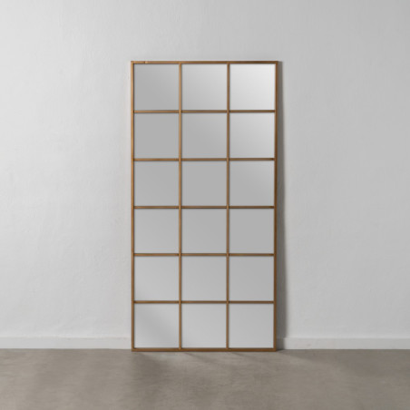 ESPEJO VENTANA ORO CRISTAL 90X180