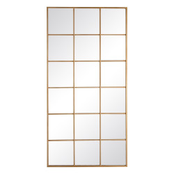 ESPEJO VENTANA ORO CRISTAL 90X180