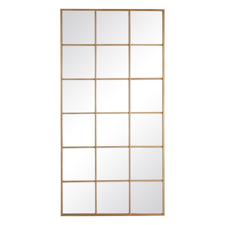 ESPEJO VENTANA ORO CRISTAL 90X180