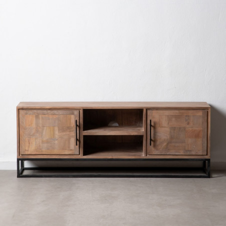 MUEBLE TV NATURAL MADERA DE MANGO MODELO TELMO 150 X 35 X 55 CM