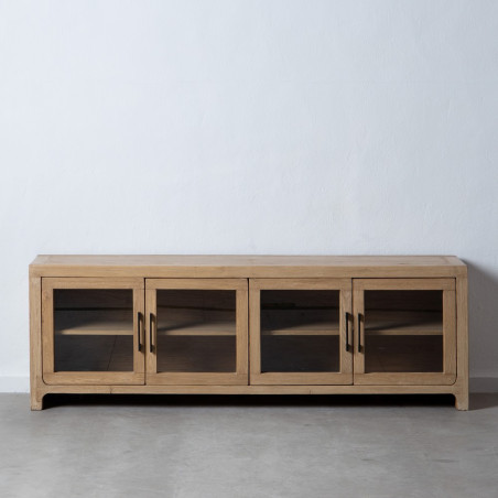 MUEBLE TV NATURAL MADERA DE OLMO MODELO CELIA 180 X 40 X 60 CM