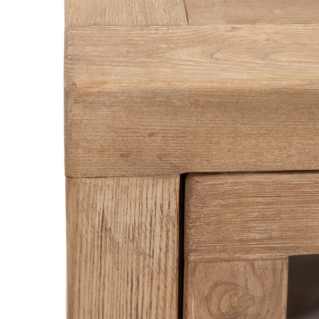 MUEBLE TV NATURAL MADERA DE OLMO MODELO CELIA 180 X 40 X 60 CM