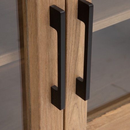 MUEBLE TV NATURAL MADERA DE OLMO MODELO CELIA 180 X 40 X 60 CM