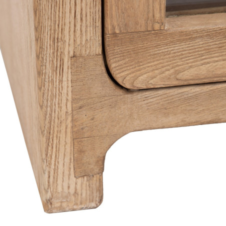 MUEBLE TV NATURAL MADERA DE OLMO MODELO CELIA 180 X 40 X 60 CM