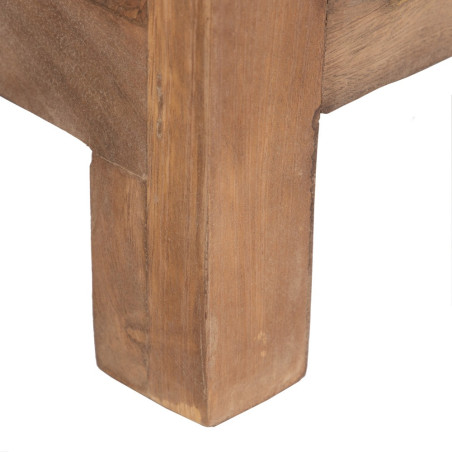 VITRINA NATURAL MADERA DE MANGO MODELO BELTRAN 90 X 40 X 200 CM