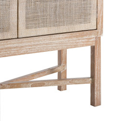 ARMARIO NATURAL LAVADO MADERA MINDI 100 X 40 X 165 CM