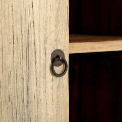 APARADOR DULCE 2P+ 6C MADERA DE OLMO NATURAL 180X45