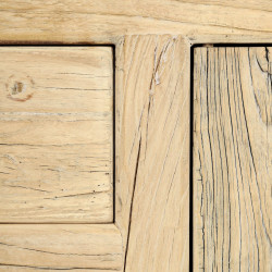 APARADOR DULCE 2P+ 6C MADERA DE OLMO NATURAL 180X45