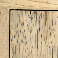 APARADOR DULCE 2P+ 6C MADERA DE OLMO NATURAL 180X45