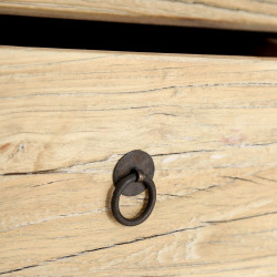 APARADOR DULCE 2P+ 6C MADERA DE OLMO NATURAL 180X45