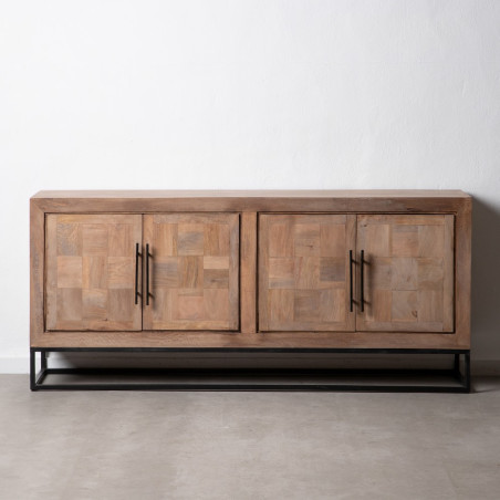 APARADOR NATURAL MADERA DE MANGO MODELO TELMO 180 X 40 X 80 CM