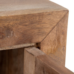 APARADOR NATURAL MADERA DE MANGO MODELO TELMO 180 X 40 X 80 CM