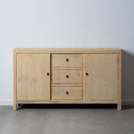 APARADOR NATURAL MADERA DE OLMO MODELO VILUM 160 X 40 X 90 CM