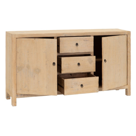 APARADOR NATURAL MADERA DE OLMO MODELO VILUM 160 X 40 X 90 CM