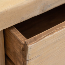 APARADOR NATURAL MADERA DE OLMO MODELO VILUM 160 X 40 X 90 CM