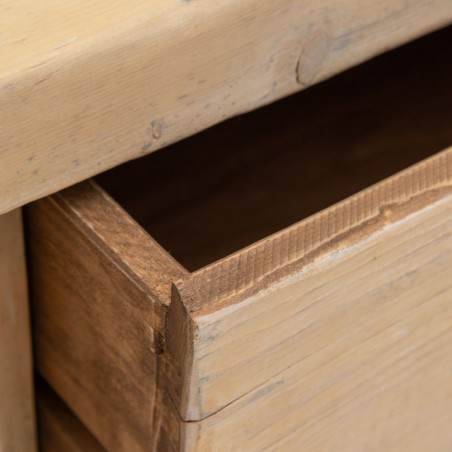APARADOR NATURAL MADERA DE OLMO MODELO VILUM 160 X 40 X 90 CM