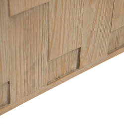 APARADOR CREMA MADERA-HIERRO MODELO CLOMI 180 X 45 X 84 CM
