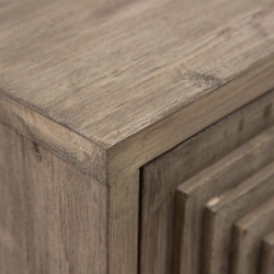 APARADOR NATURAL MADERA-HIERRO MODELO TECH 185 X 48,50 X 92,50 CM