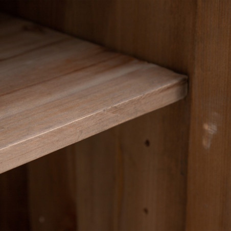APARADOR NATURAL MADERA-HIERRO MODELO TECH 185 X 48,50 X 92,50 CM