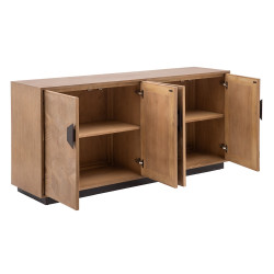 APARADOR NATURAL MADERA MODELO DALIA 180 X 45 X 85 CM