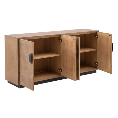 APARADOR NATURAL MADERA MODELO DALIA 180 X 45 X 85 CM