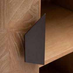 APARADOR NATURAL MADERA MODELO DALIA 180 X 45 X 85 CM