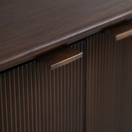 APARADOR MARRÓN OSCURO MADERA MINDI MODELO JULIO 120 X 43 X 85 CM