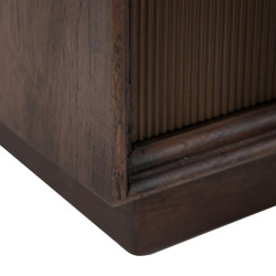 APARADOR MARRÓN OSCURO MADERA MINDI MODELO JULIO 120 X 43 X 85 CM